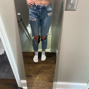 American eagle mom jeans size 26
